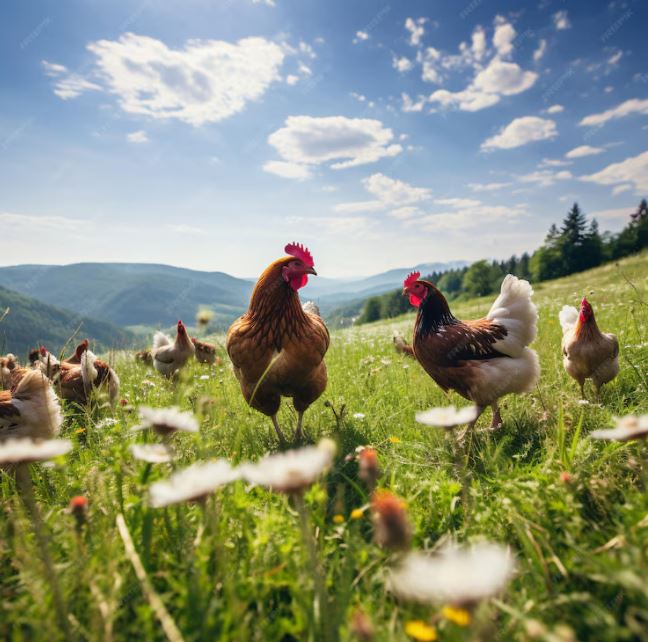 gallinas libres huevos orgánicos